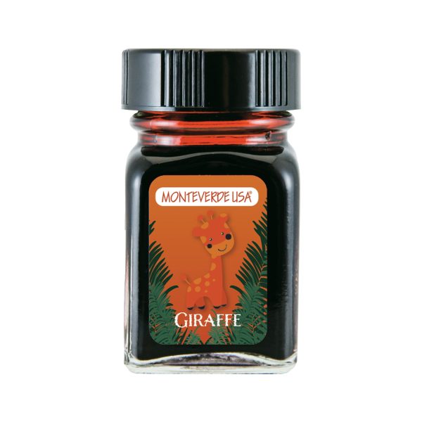 Monteverde Jungle Giraffe Ink Bottle, Orange - 30ml Online Sale