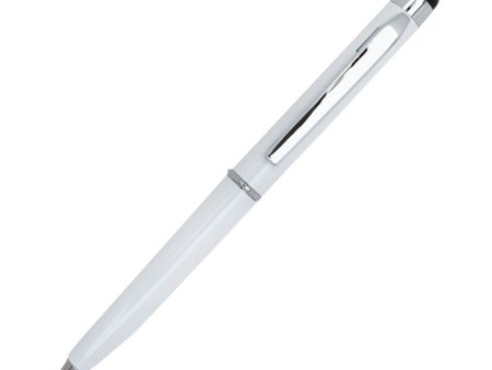 Monteverde Poquito Stylus Ball Pen - Pearl White CT For Sale