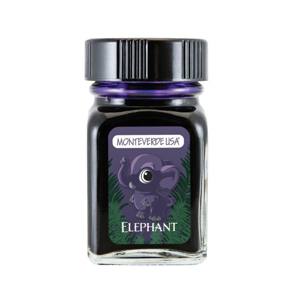 Monteverde Jungle Elephant Ink Bottle, Purple - 30ml For Sale