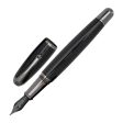 Monteverde Super Mega Carbon Fibre Fountain Pen - Black RT Cheap