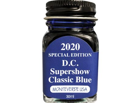 Monteverde 2020 D.C. Supershow Classic Blue Special Edition Ink Bottle - 30ml For Cheap