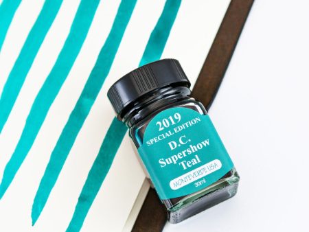 Monteverde 2019 D.C. Supershow Teal Special Edition Ink Bottle - 30ml Discount